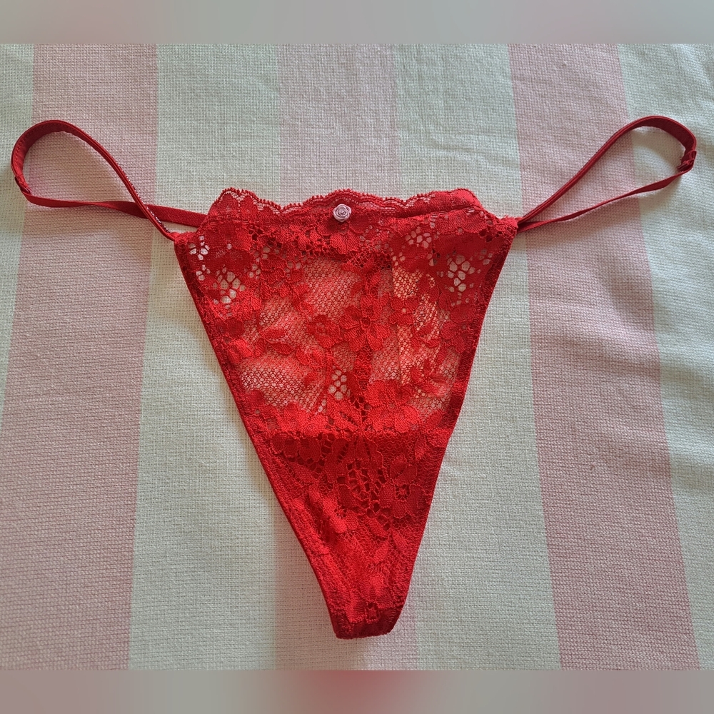 VS shine straps panty (L) New
